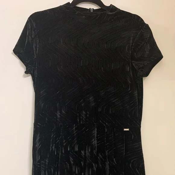 Armani Exchange | Dresses | Armani Exchange Black Velvet Dress | Poshmark